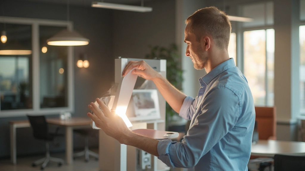 Светодиодное освещение в офисном помещении с теплым светом